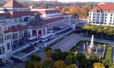 Panorama Sopotu z nadmorskiej latarni